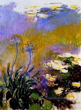 アガパナサス クロード・モネ 印象派の花 Oil Paintings